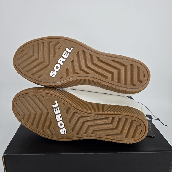 New Sorel Out N About Pull On Wedge Booties Leather Boots Women's Size 7.5 - Picture 7 of 8